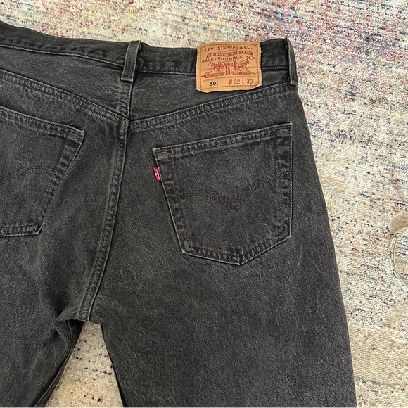 Vintage Levi’s 501 black/gray made in USA from 90s - Picture 12 of 16